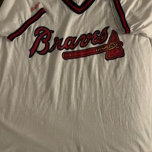 Rawlings White Shirt with Red and Blue Trim vintage 80’s like new